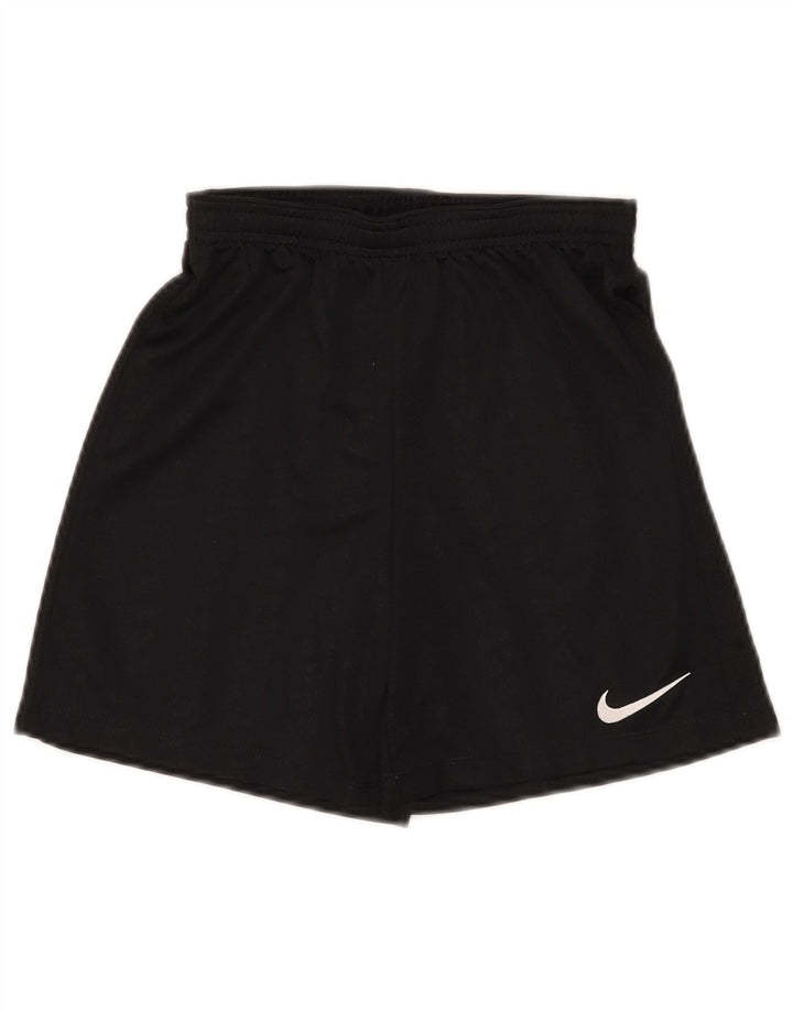Pantaloncini sportivi Nike da ragazzo Dri Fit 10-11 anni medio poliestere nero