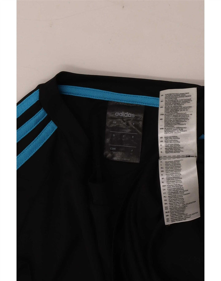 T-shirt Adidas Climalite da uomo, media, in poliestere nero