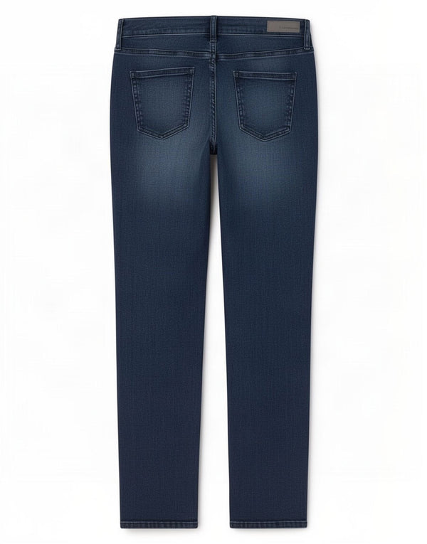 Calvin Klein Donna Ultimate Skinny Jeans US 12 Large W30 L30 Blu Navy
