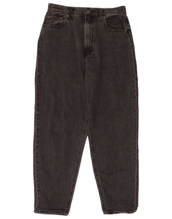 Jeans LEVI'S da donna a vita alta vestibilità ampia W29 L27 cotone grigio