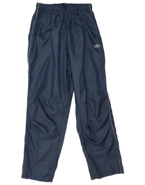Pantaloni da tuta con grafica da uomo Umbro Large in poliestere blu navy
