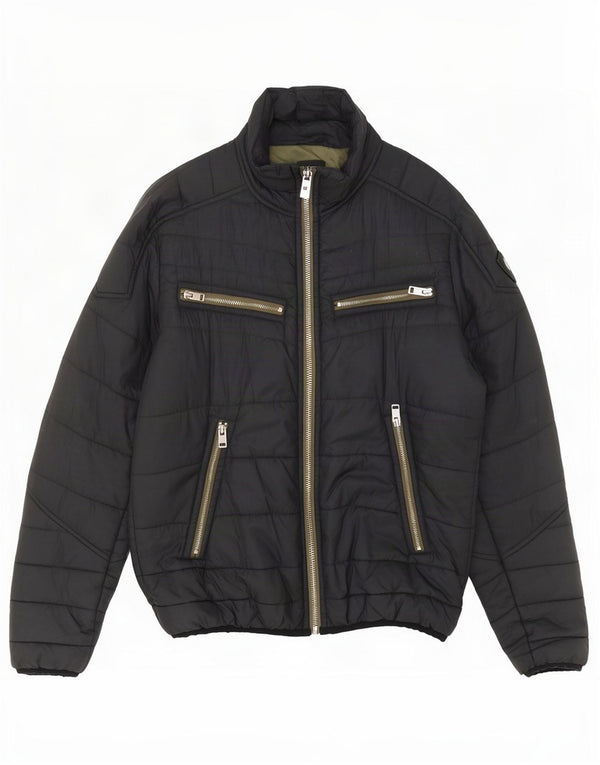 Giacca imbottita da uomo Diesel UK 40 Large in nylon grigio