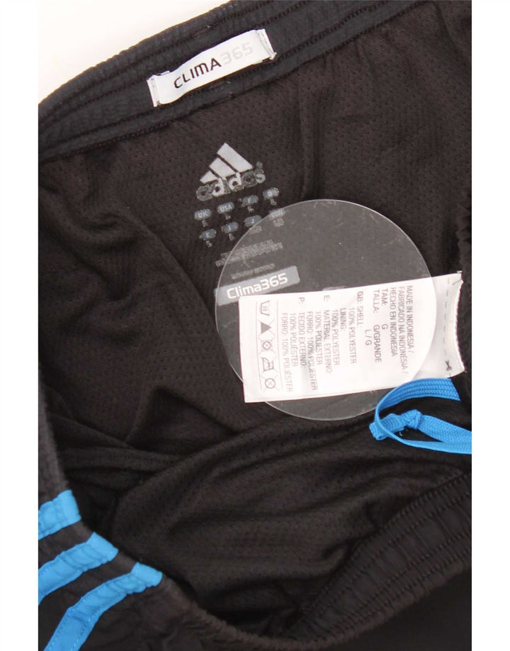 Pantaloncini sportivi Adidas Clima 365 da uomo grandi in poliestere nero