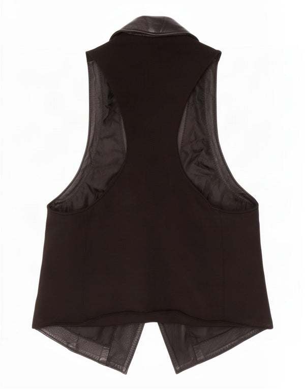 Gilet Donna Conbipel IT 44 Medio Pelle Nero
