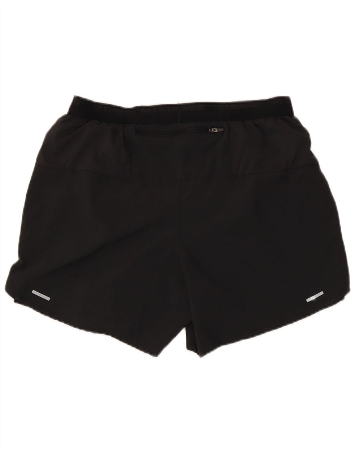 Pantaloncini sportivi Nike Dri Fit Graphic da donna UK 14 medio neri