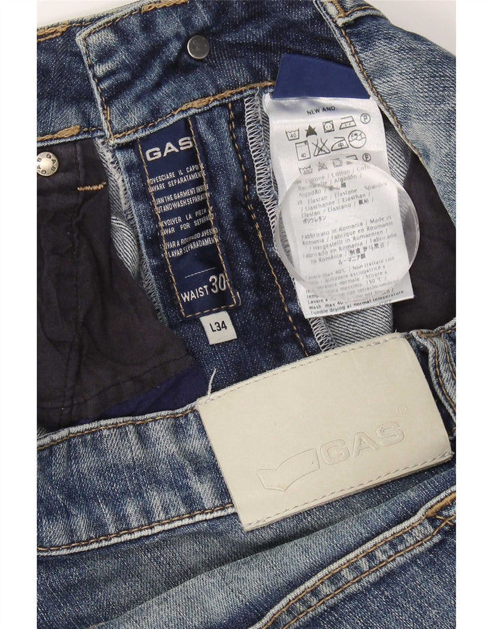 Jeans slim da donna Gas W30 L31 cotone blu