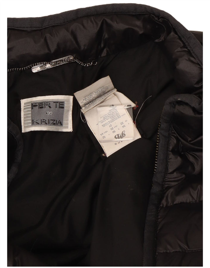 Giacca imbottita da donna Perte by Krizia UK 22 3XL Nera