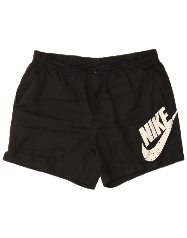 Pantaloncini sportivi grafici Nike da uomo 2XL poliestere nero