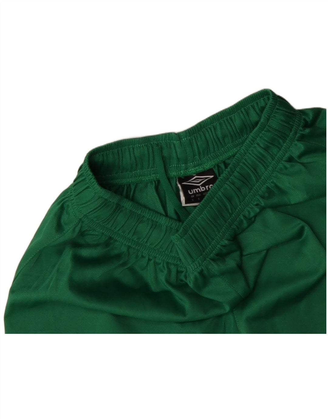 Pantaloncini sportivi da uomo UMBRO piccoli in poliestere color block verde