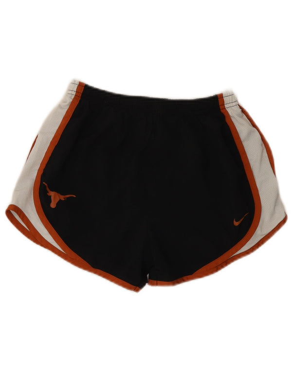 Pantaloncini sportivi Nike Texas Longhorns da donna UK 4 XS Black Colourblock