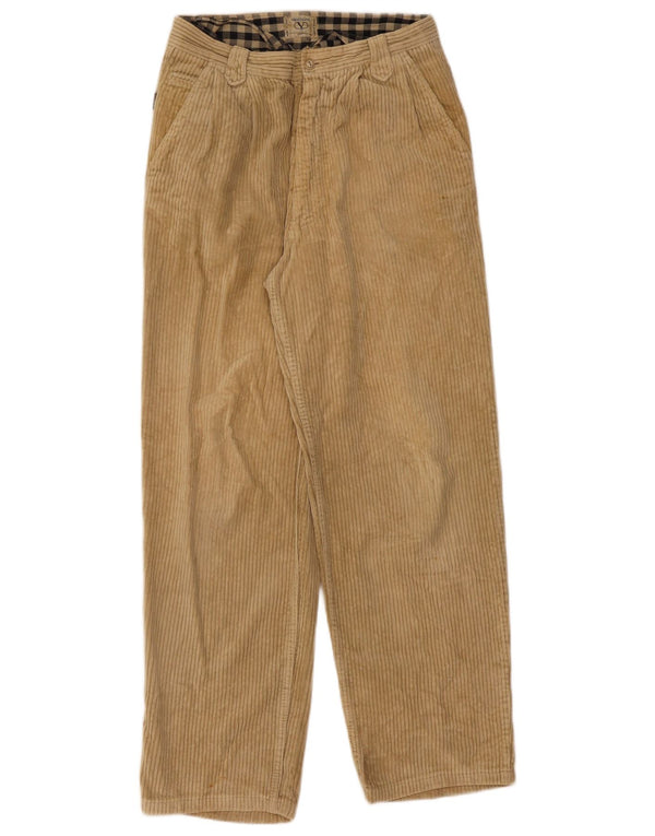 Pantaloni da uomo in velluto a coste con pegging Valentino W30 L30 Beige