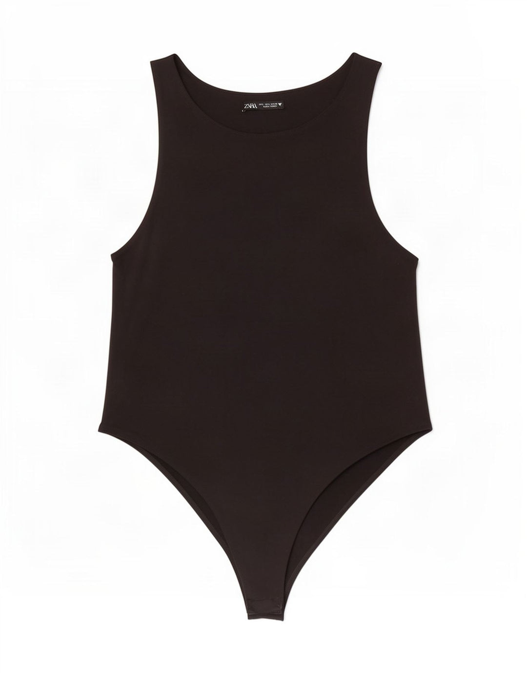 Body senza maniche da donna Zara UK 14 grande nero