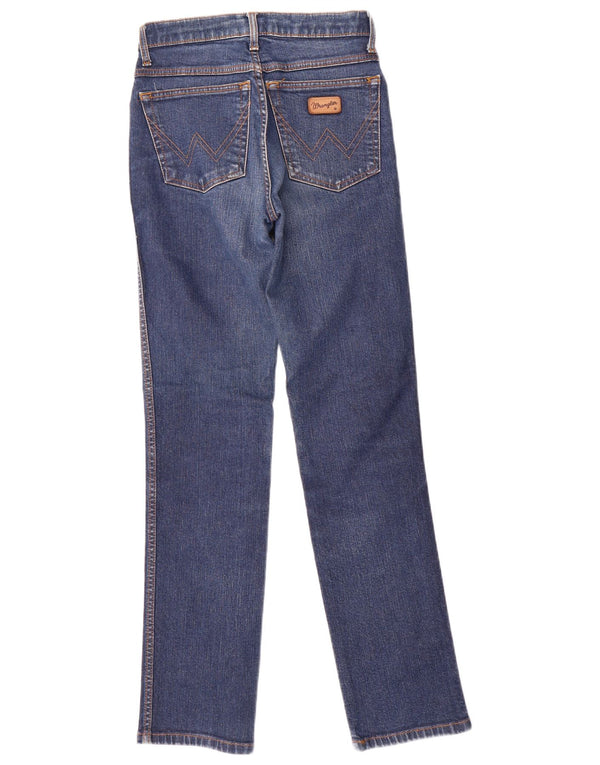 Jeans dritti Wrangler da donna ROXANNE W24 L30 cotone blu