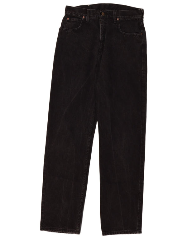 Jeans dritti Portland da donna Lee W32 L34 cotone nero