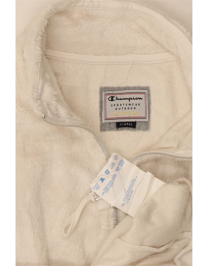 Giacca in pile da donna Champion UK 18 XL Poliestere bianco