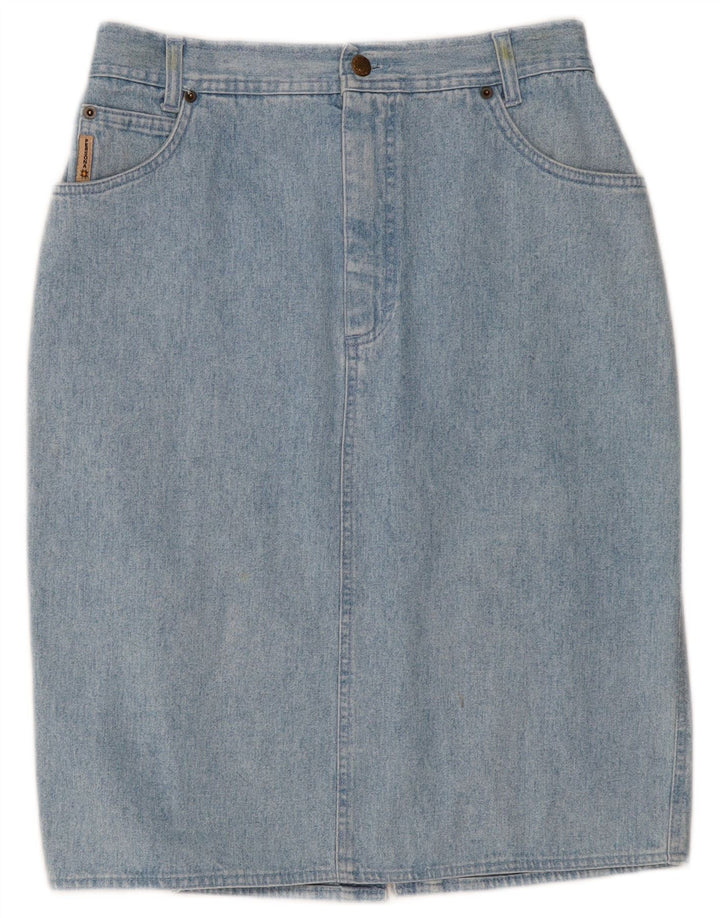 Gonna in denim da donna Persona taglia 21 media W30 cotone blu