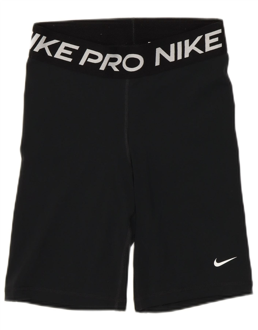 Pantaloncini sportivi Nike Dri Fit Graphic da donna UK 10 piccoli poliestere nero