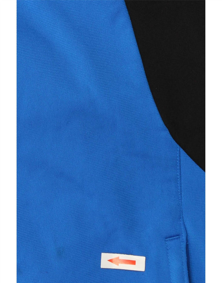 Giacca da ginnastica da uomo Adidas Top Giacca in poliestere color block blu medio