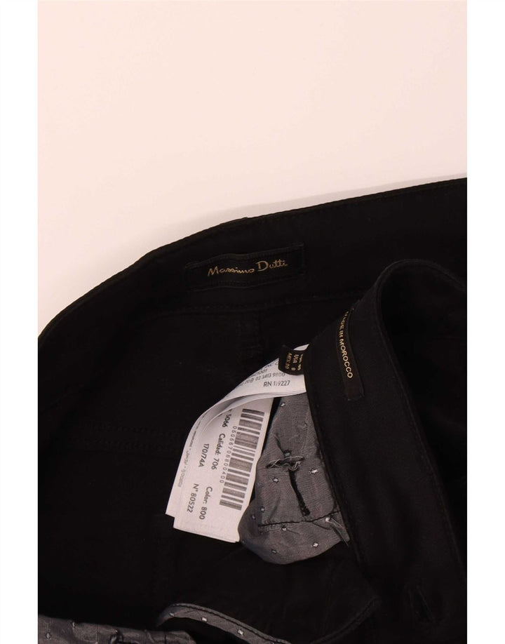 Jeans slim a vita alta da donna Massimo Dutti EU 40 medio W30 L30 nero