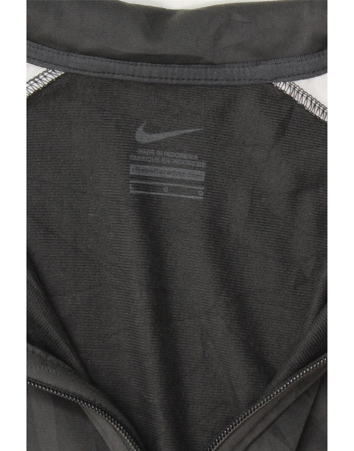 NIKE Mens Tracksuit Top Jacket Large Grey Colourblock Polyester Vintage Nike and Second-Hand Nike from Messina Hembry 