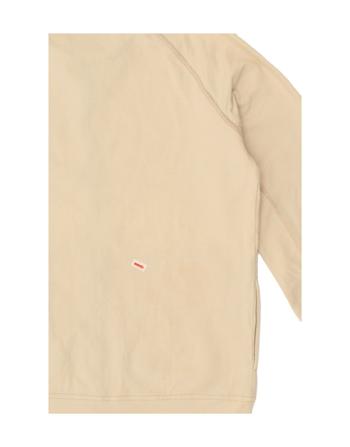 THINK PINK Womens Tracksuit Top Jacket UK 16 Large  Beige Vintage Think Pink and Second-Hand Think Pink from Messina Hembry 