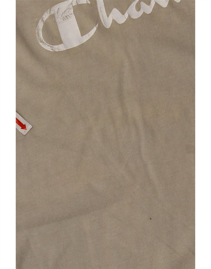 T-shirt grafica da uomo Champion Top 2XL cotone grigio