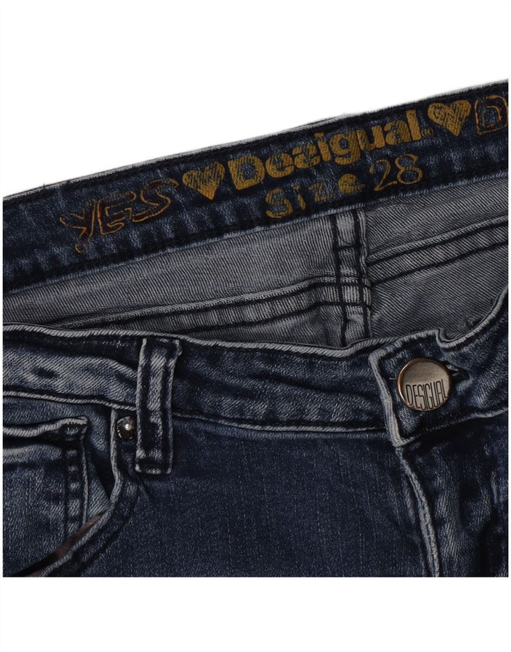 Jeans skinny da donna Desigual W28 L28 Blu