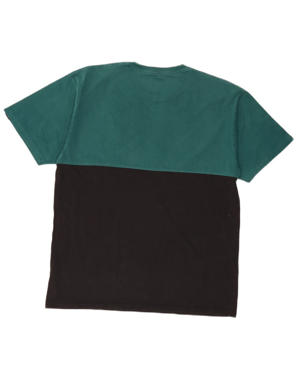 T-shirt da uomo VANS dalla vestibilità classica, XL, in cotone color block nero