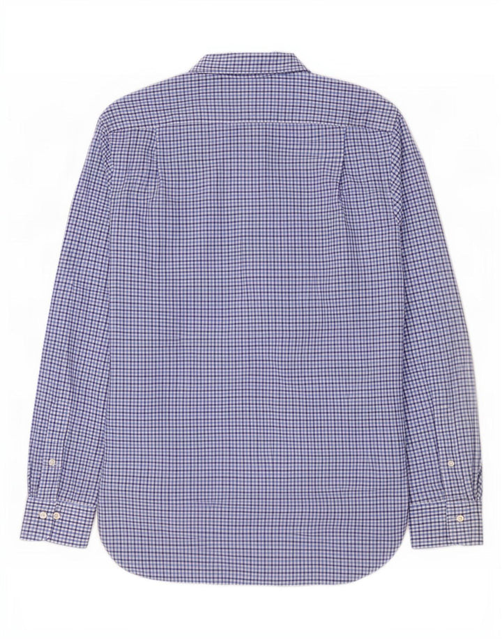 Polo Ralph Lauren Camicia elasticizzata da uomo Taglia 40/41 16 Grande percalle blu