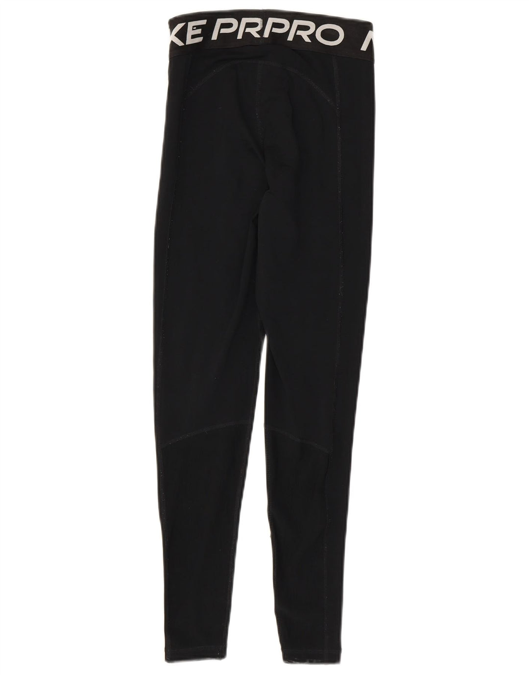 Leggings grafici Nike Dri Fit da donna UK 4 XS poliestere nero