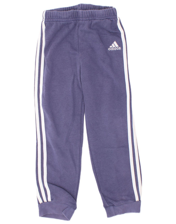 Pantaloni della tuta da ragazzo Adidas Joggers 3-4 anni in cotone blu navy