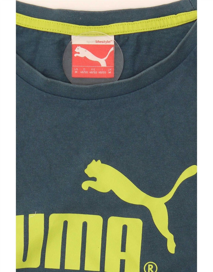 Maglietta grafica da uomo Puma Blu medio