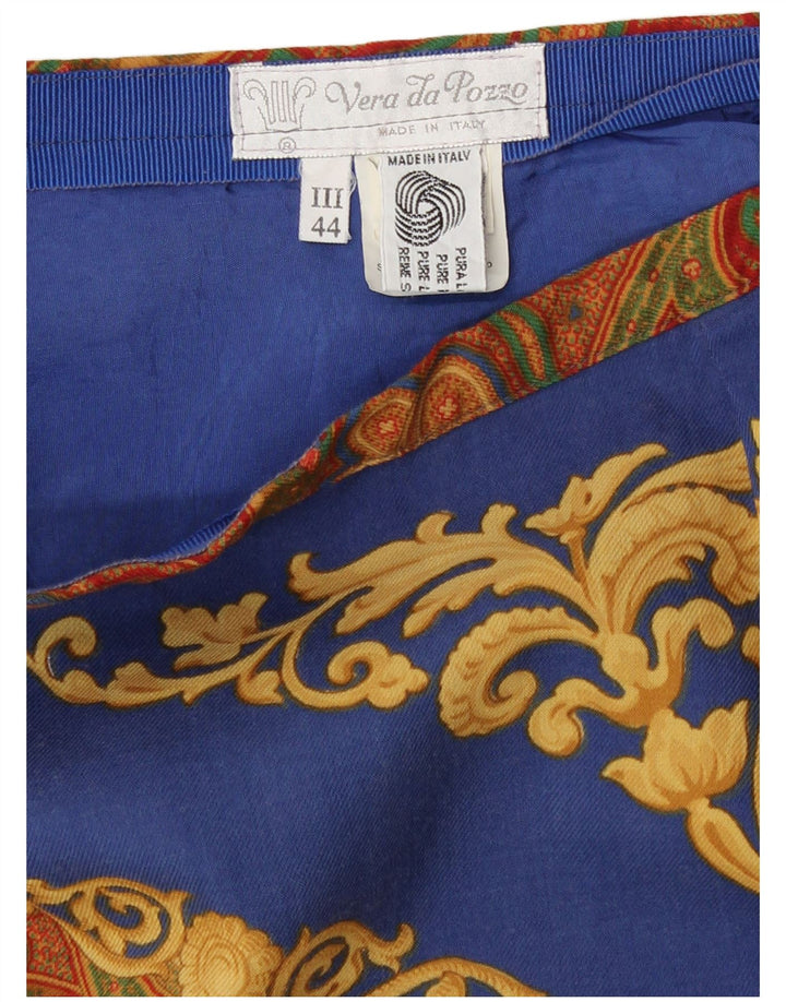 Gonna a tubino da donna Vera da Pozzo IT 44 Media W28 Paisley multicolore