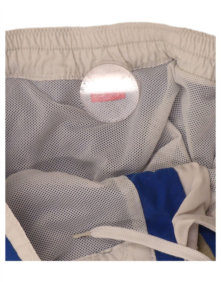 Pantaloncini da bagno grafici da uomo Puma grandi in poliestere blu