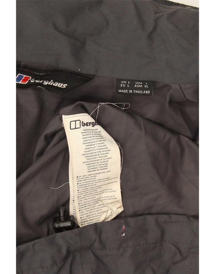 Giacca antipioggia da uomo con cappuccio Berghaus UK 40 Large blu navy in poliammide