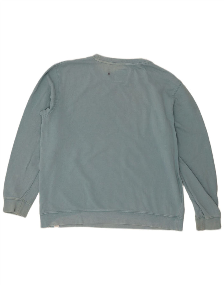 Felpa grafica da uomo Rip Curl Maglione piccolo in cotone blu