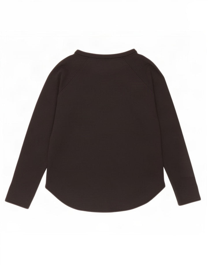 Top Zara da donna a maniche lunghe UK 10 Small Nero
