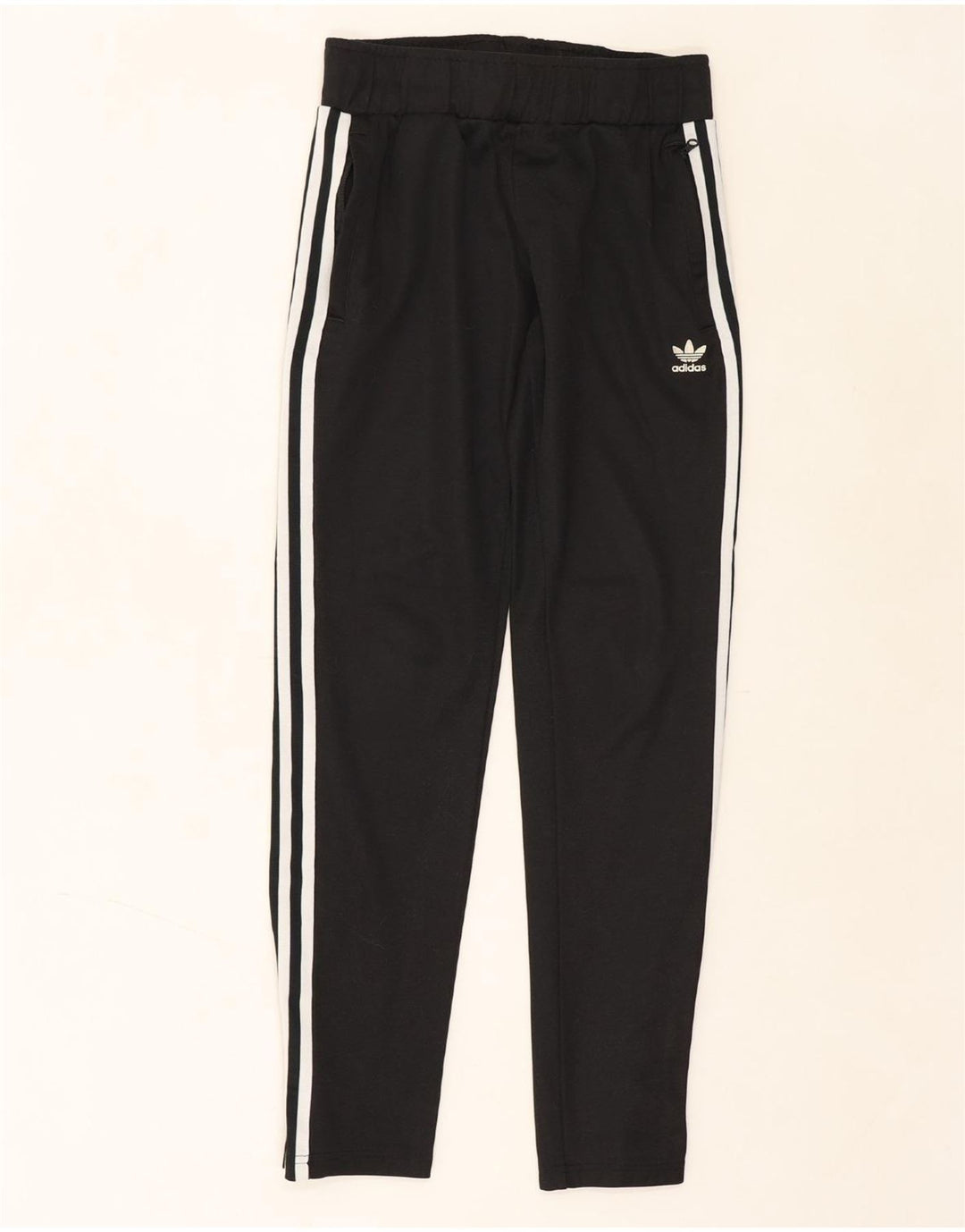 ADIDAS Womens Tracksuit Trousers UK 8 Small  Black Cotton Vintage Adidas and Second-Hand Adidas from Messina Hembry 
