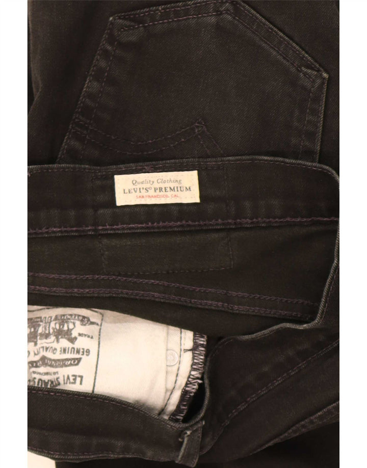 Jeans dritti da uomo Levi's W30 L32 cotone nero