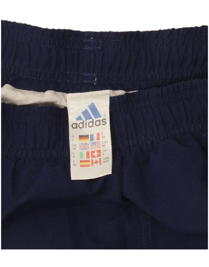 Pantaloncini sportivi da uomo Adidas Large blu navy in poliestere