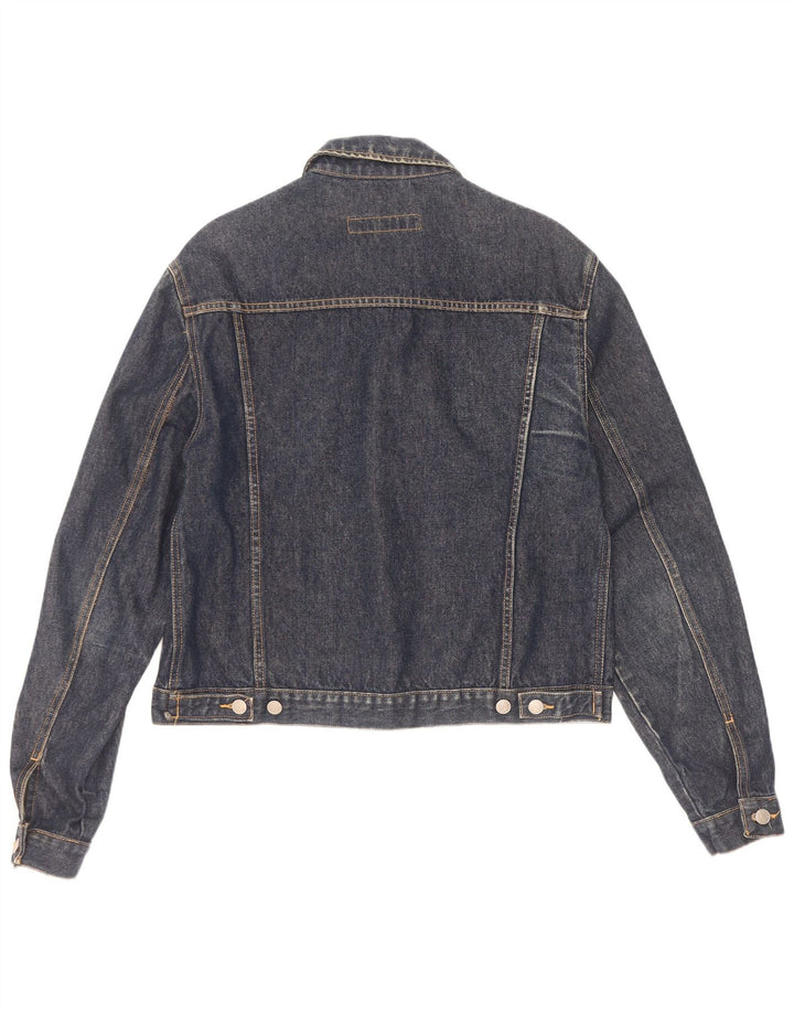 Giacca in denim da donna WPM UK 18 XL cotone blu navy
