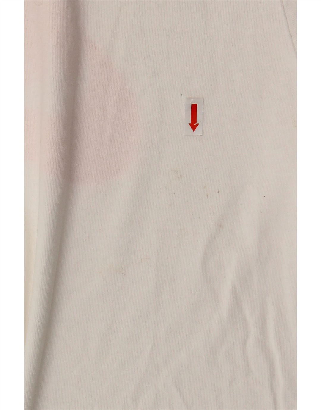 T-shirt grafica da uomo NIKE Top in cotone bianco sporco medio
