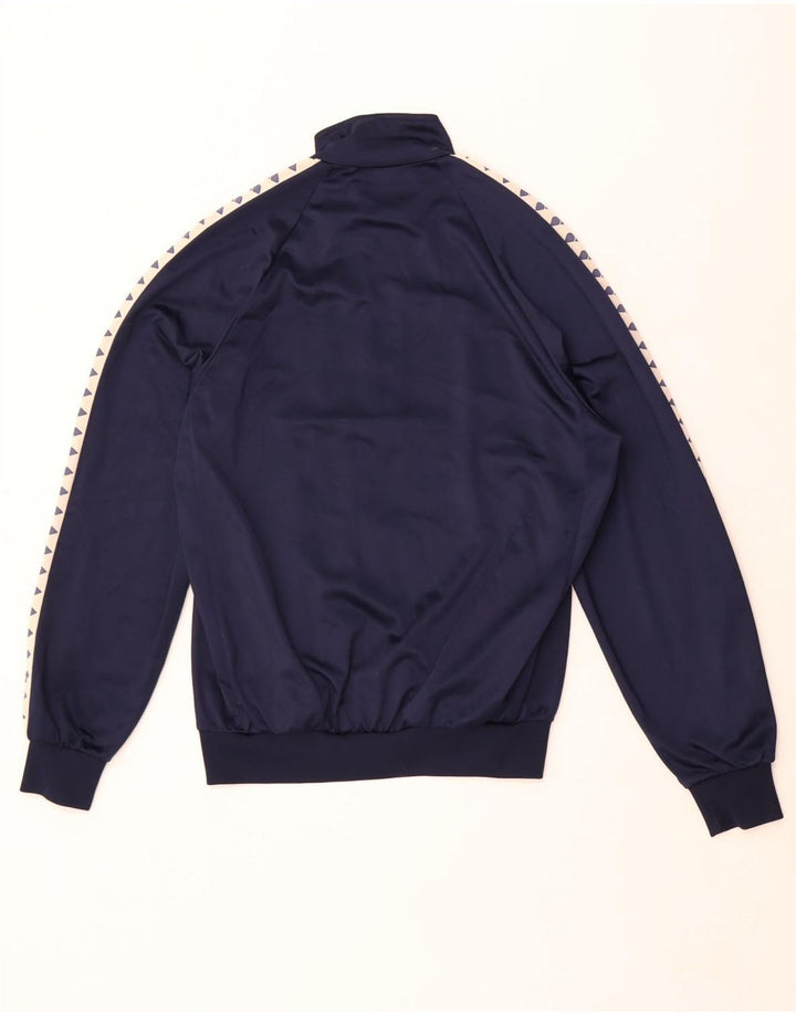 Giacca da ginnastica grafica da uomo Arena, piccola, color block blu navy