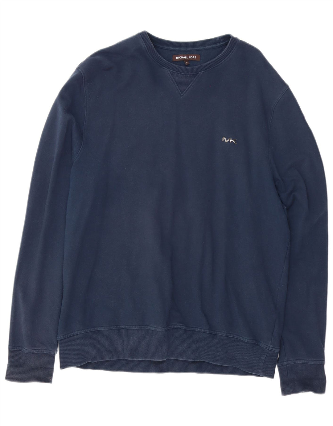 MICHAEL KORS Felpa da uomo Maglione XL Blu navy in cotone