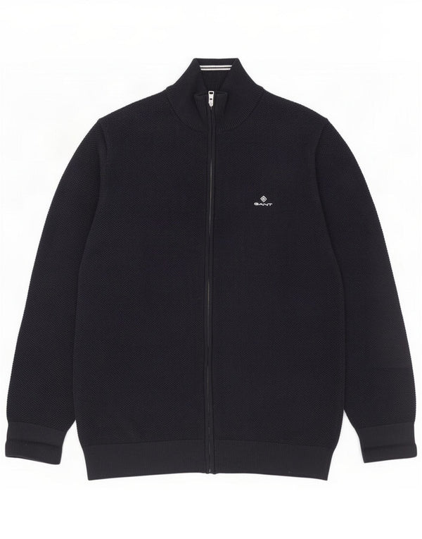 Gant Maglione cardigan da uomo medio blu navy