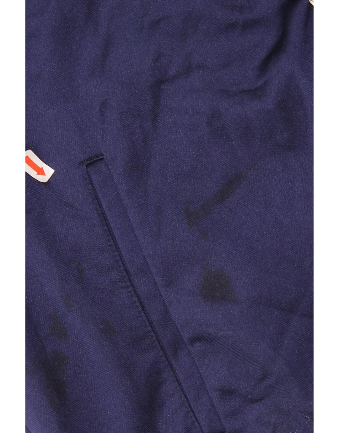 Asics - Giacca da uomo con grafica grafica, giacca media, blu navy, color block sportivo