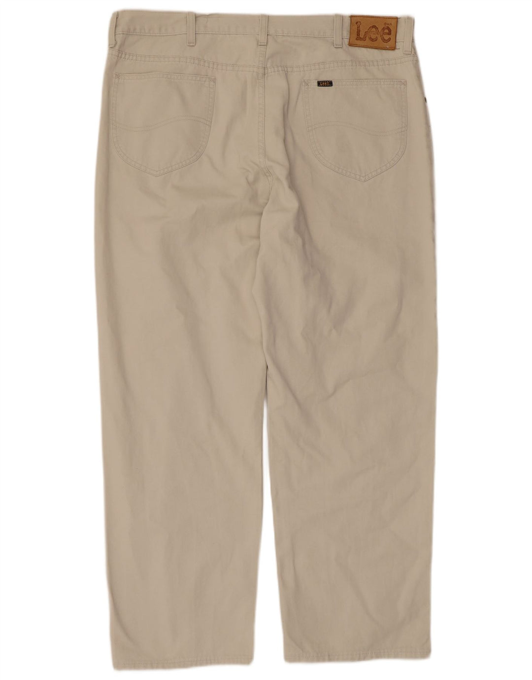 Pantaloni casual dritti da uomo LEE W38 L29 Beige