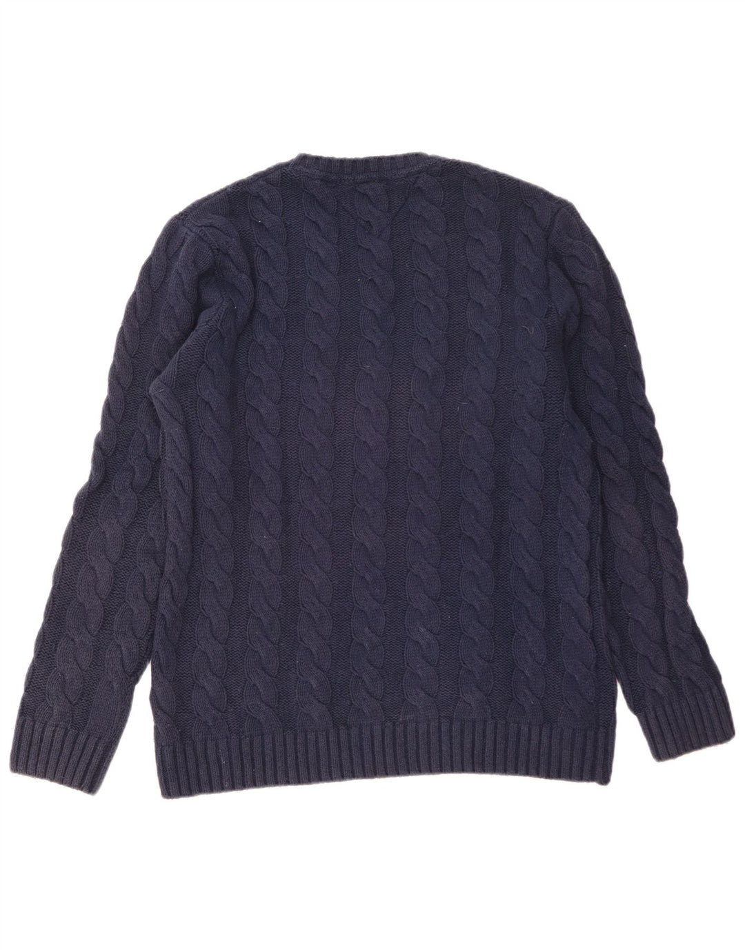 Maglione maglione girocollo da uomo Tommy Hilfiger cotone medio blu navy