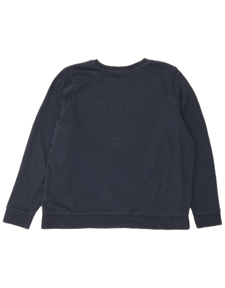 Felpa da donna Marks & Spencer UK 18 XL cotone blu navy