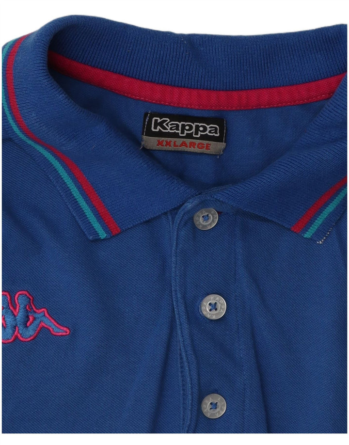 Polo Kappa da uomo 2XL Blu